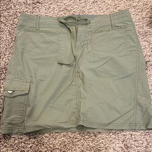REI Women's Olive Cargo Skirt